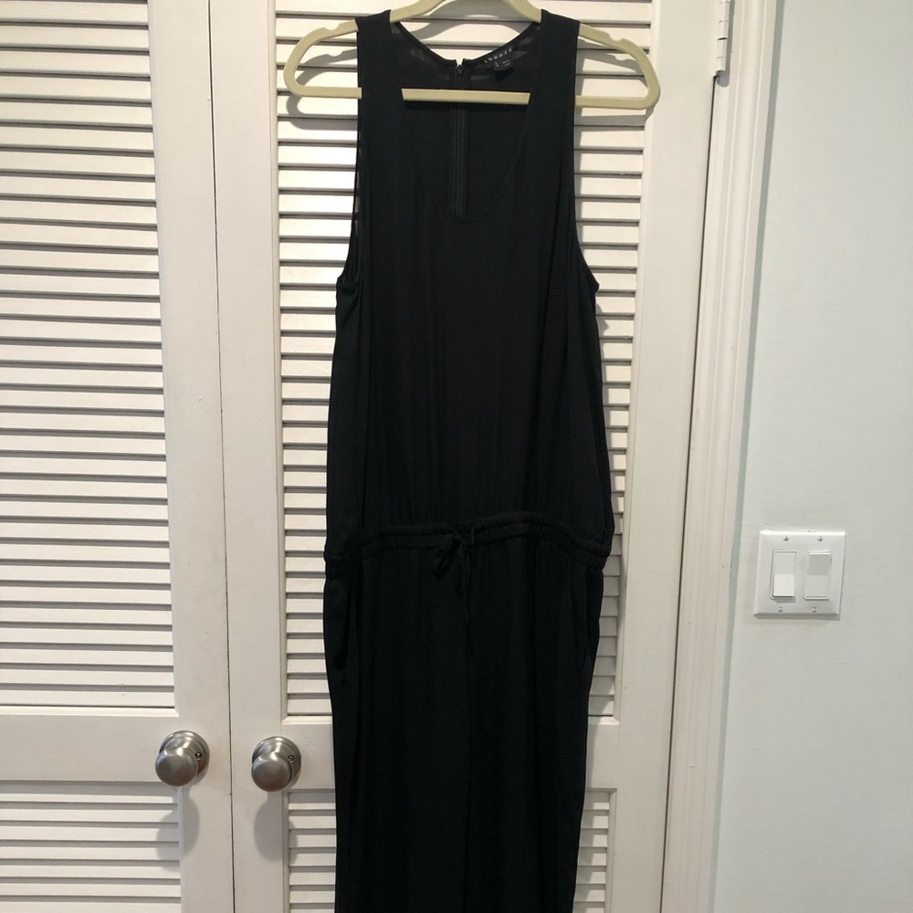 Theory Lortan W Silk Jumpsuit